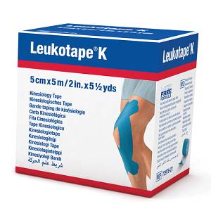 LEUKOTAPE K TAPING 5X500CM BLU